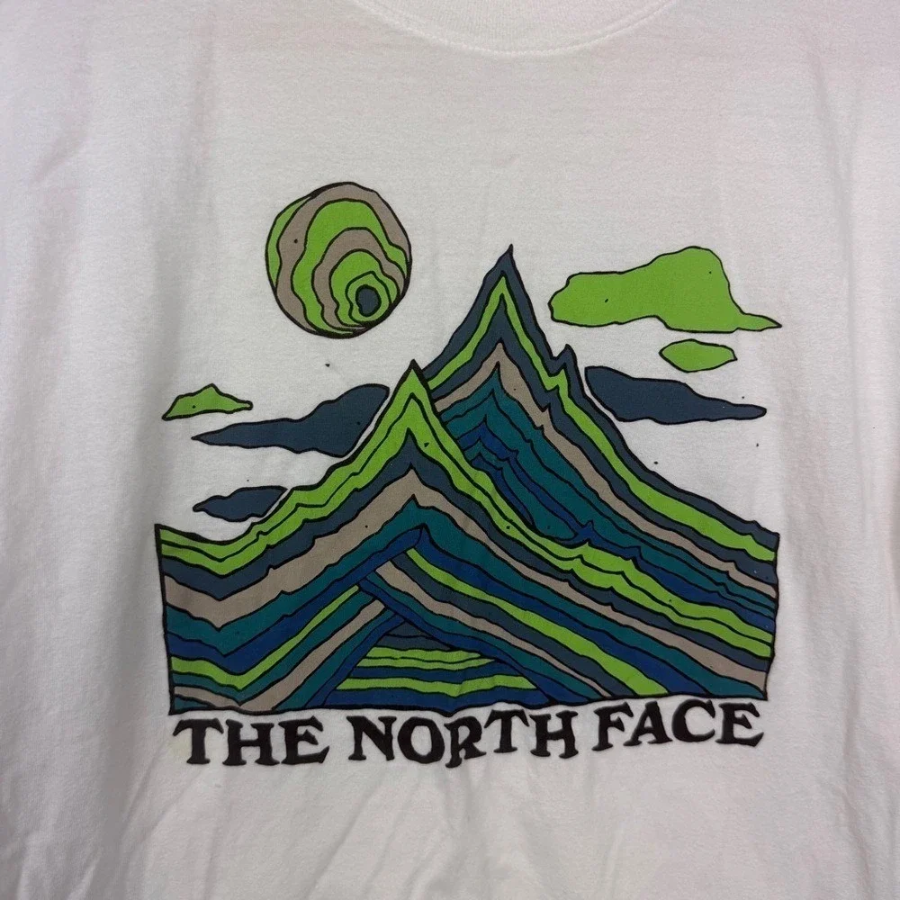 The North Face stylish white